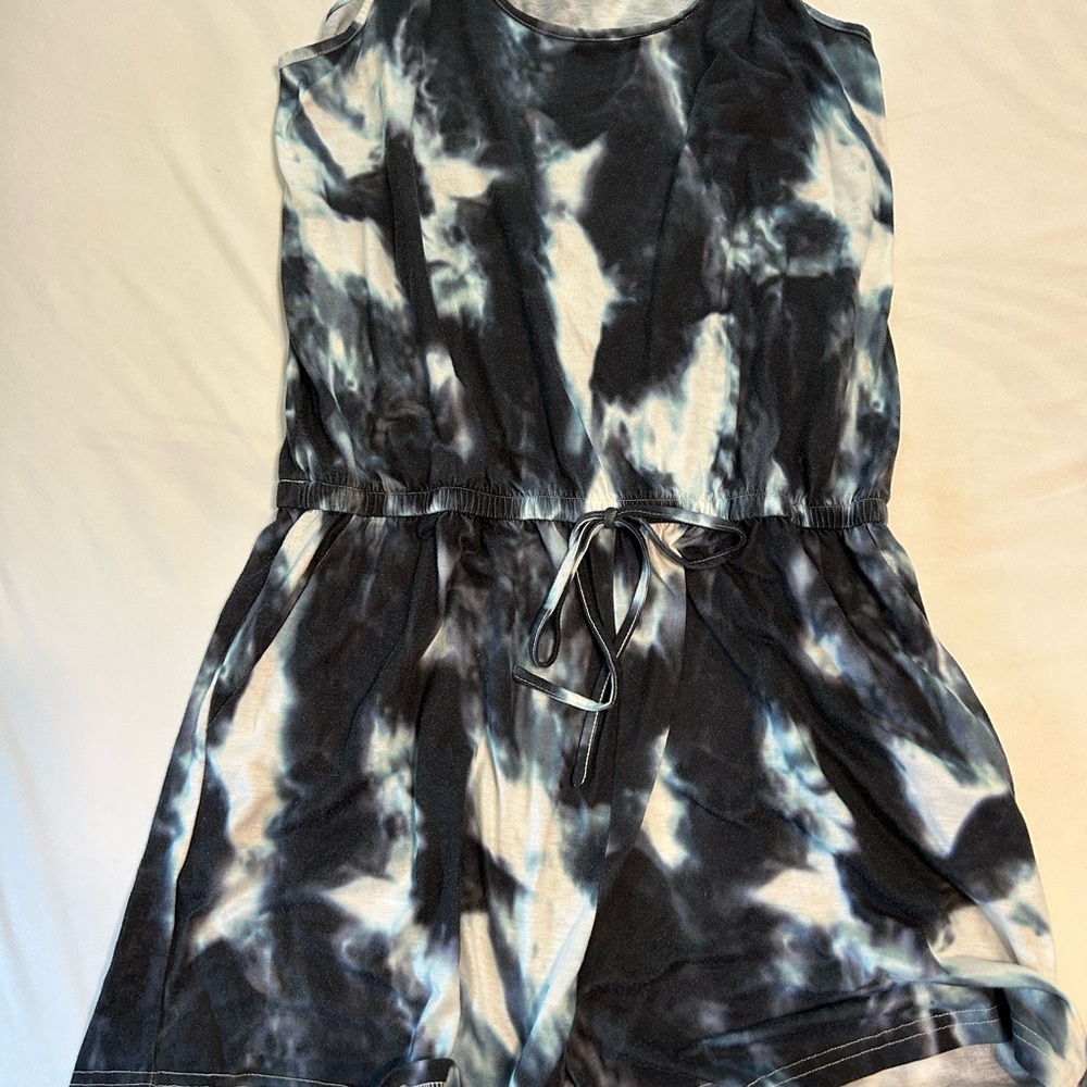 Women’s Tie-Dye Sleeveless Romper